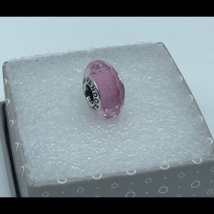 Pandora, " Pink Shimmer " S925ALE Murano Charm M5